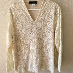 Dialogue Lace Top